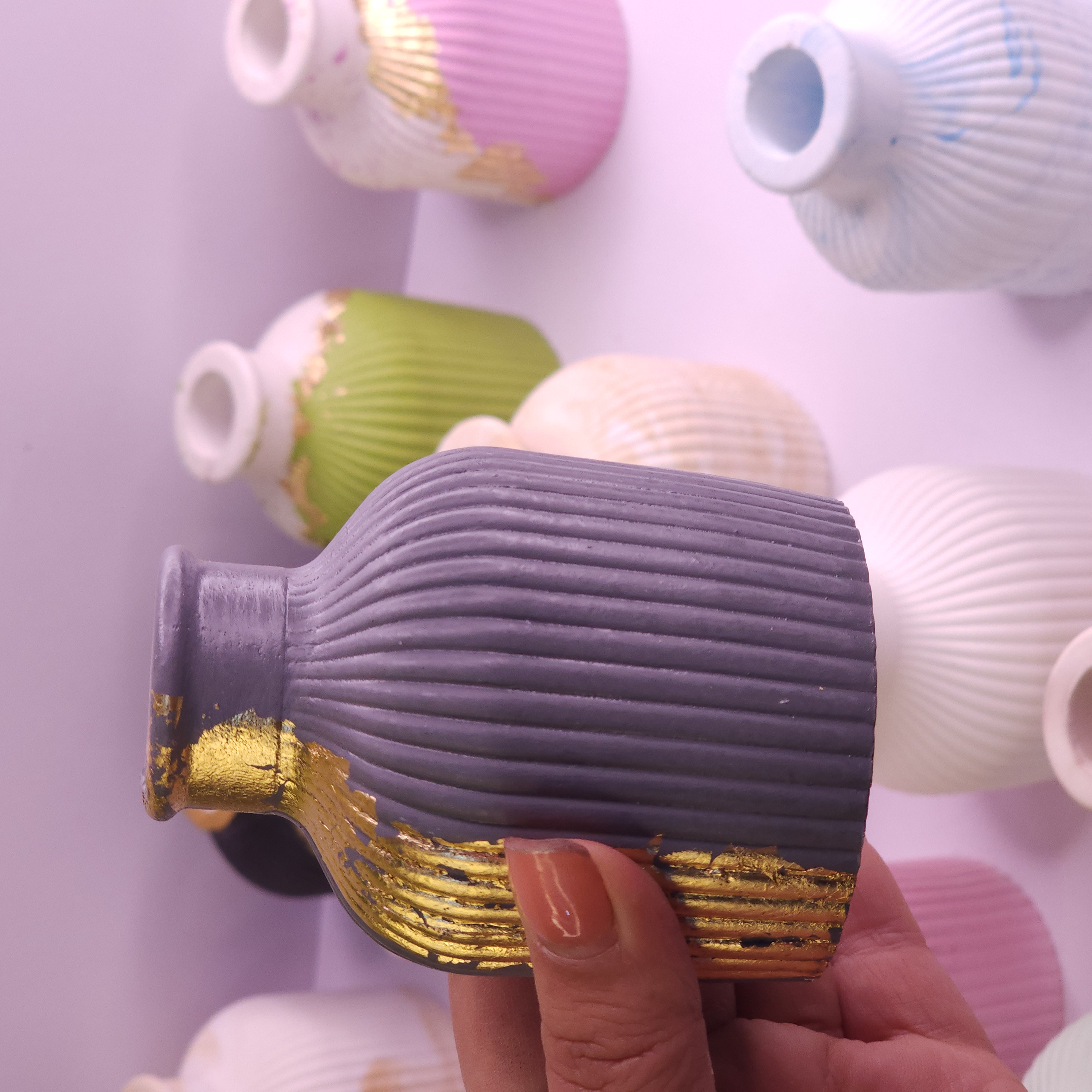 عمده گلدان مراکشی سنگ مصنوعی