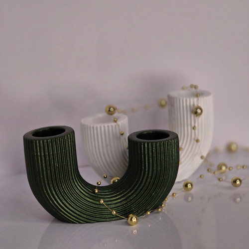 جاشمعی شیار دار طرح یو سنگ مصنوعی تزیینی